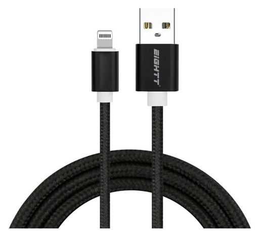 [ECI-2B] ECI-2B cable de conector Lightning 1 m Negro