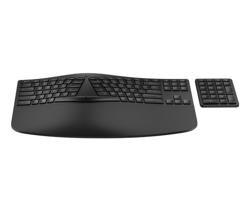 [7E756AA] Teclado inalámbrico ergonómico 965