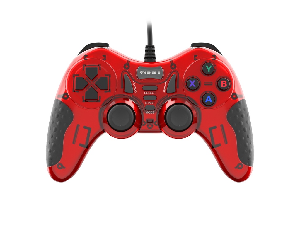 [NJG-1425] MANGAN 200 Rojo USB 2.0 Gamepad Analógico/Digital PC