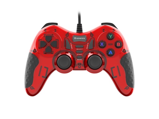 [NJG-1425] MANGAN 200 Rojo USB 2.0 Gamepad Analógico/Digital PC