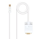 Cable conversor Mini DP a VGA, Mini DP/M - VGA/M, Blanco, 5.0 M