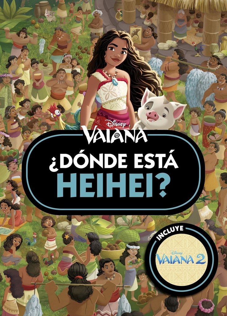 Vaiana. ¿Dónde está Heihei?