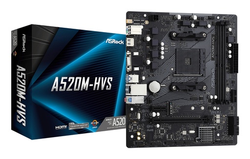 [90-MXBE60-A0UAYZ] A520M-HVS AMD A520 Zócalo AM4 micro ATX