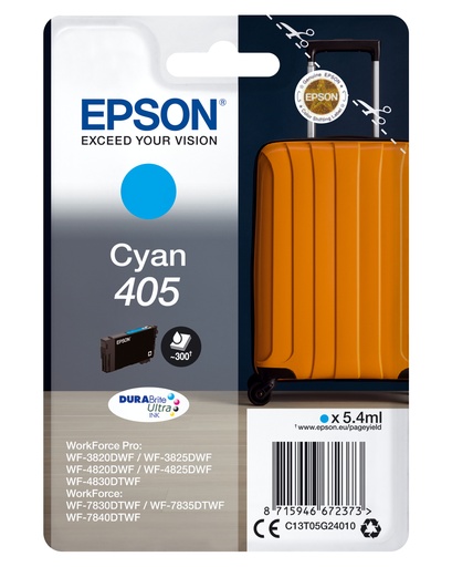 [C13T05G24010] Singlepack Cyan 405 DURABrite Ultra Ink