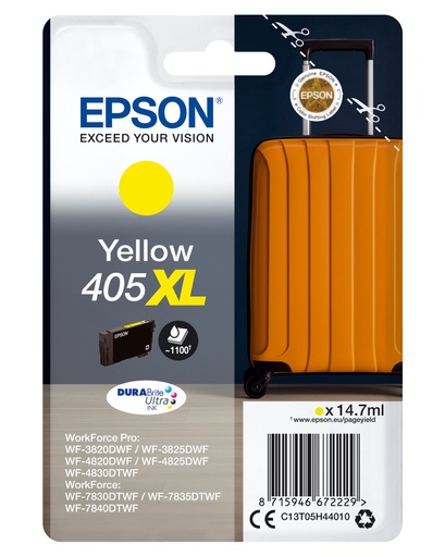 [C13T05H44010] Singlepack Yellow 405XL DURABrite Ultra Ink