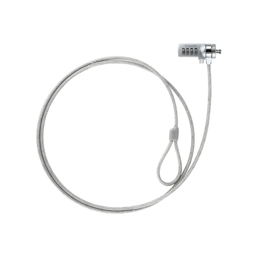 [TQCLKC0015] TQCLKC0015 cable antirrobo Plata 1,5 m