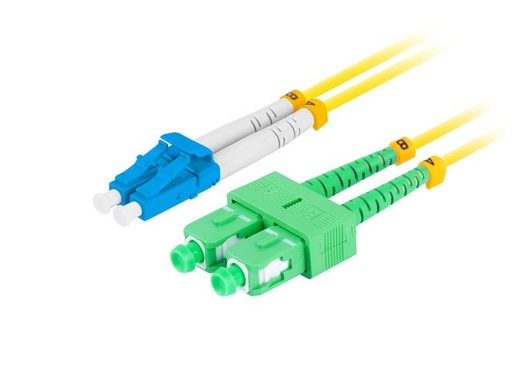 [FO-LUSA-SD11-0020-YE] FO-LUSA-SD11-0020-YE Cable de fibra óptica e InfiniBand 2 m SC LC LC/SC Amarillo