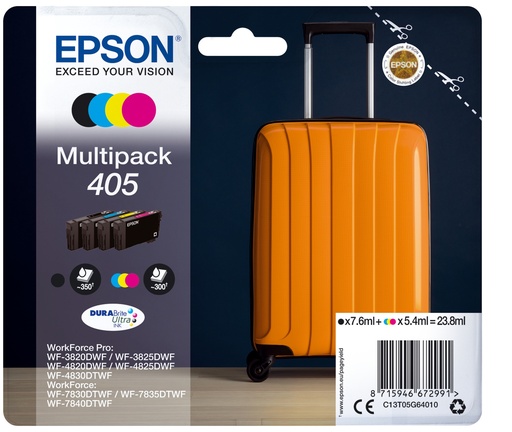 [C13T05G64010] Multipack 4-colours 405 DURABrite Ultra Ink