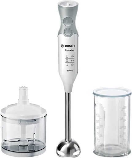 [MSM66120] ErgoMixx MSM66120 Batidora de inmersión 600 W Gris, Blanco