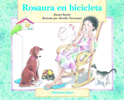 Rosaura en bicicleta