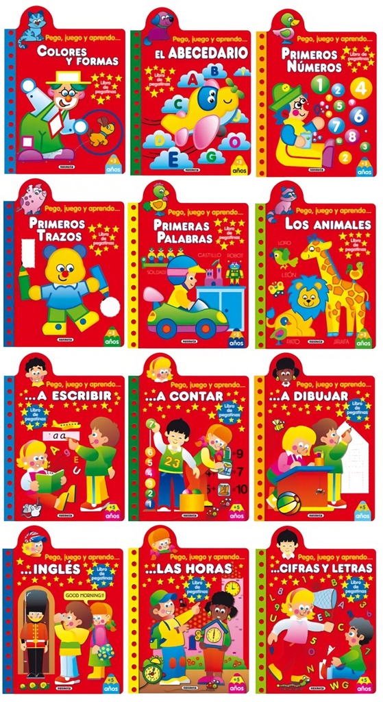 Pego, juego y aprendo? (6 Títulos)