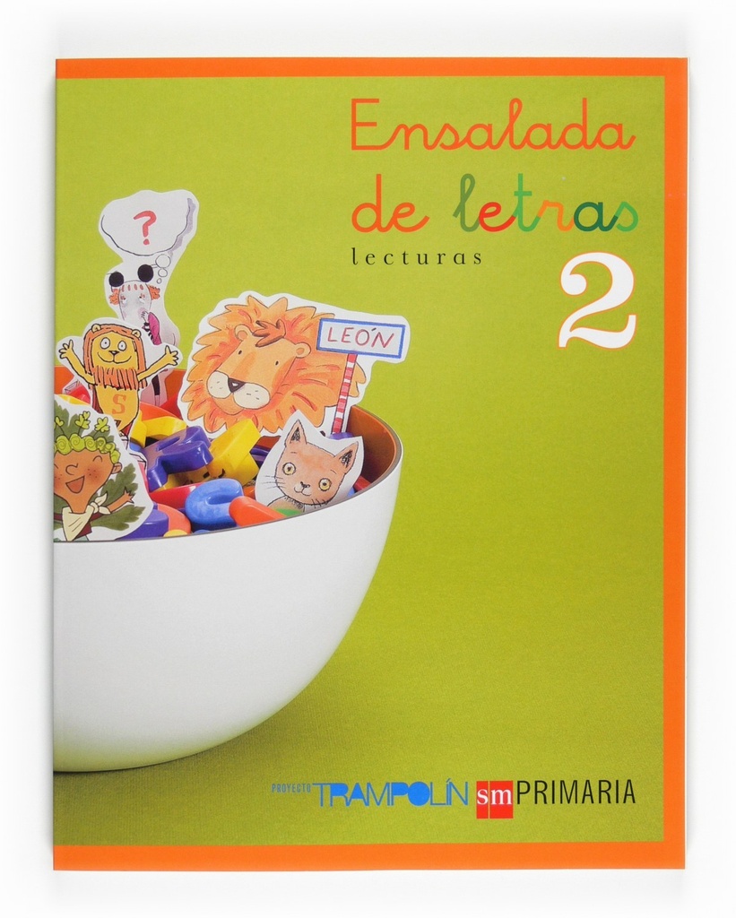 LECTURAS 2ºPRIM. ENSALADA DE LETRAS TRAMPOLIN