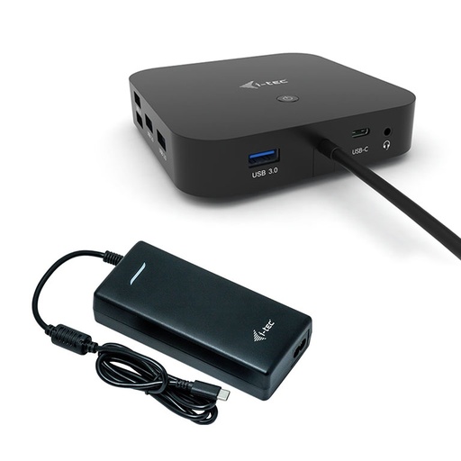 [C31DUALDPDOCKPD100W] USB-C Dual Display Docking Station with Power Delivery 100 W + Universal Charger 100 W