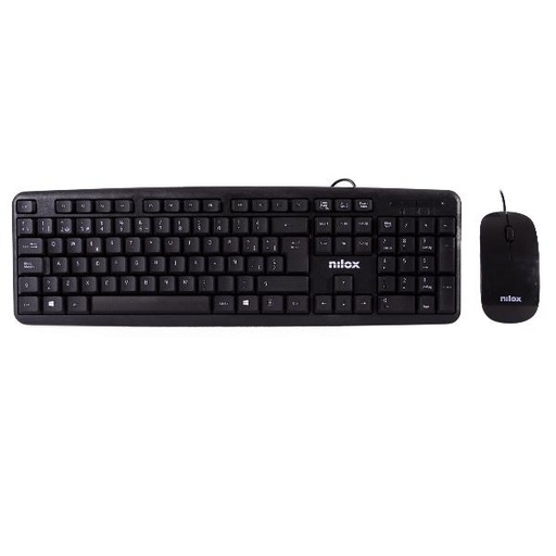 [NXKME000004] COMBO USB - TECLADO + RATÓN FLAT
