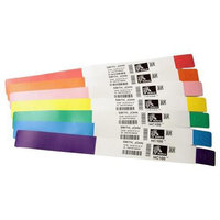 [10015355-RK] Z-Band UltraSoft Rojo, Blanco Pulsera de hospital