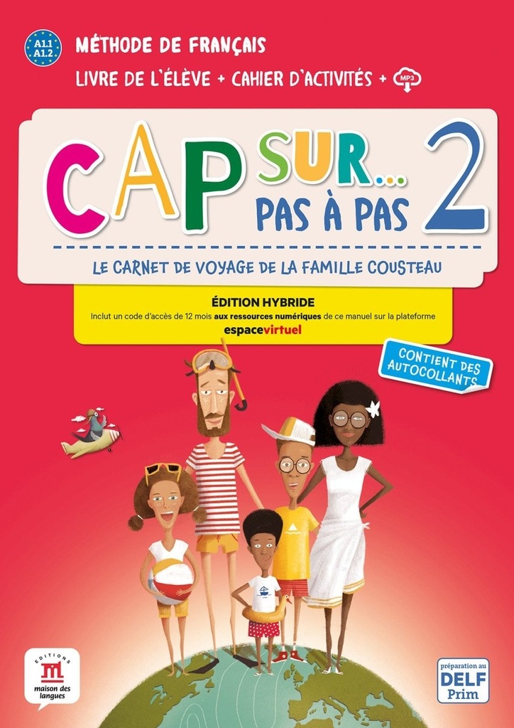 CAP SUR PAS A PAS 2 Livre&amp;Cahier ePk