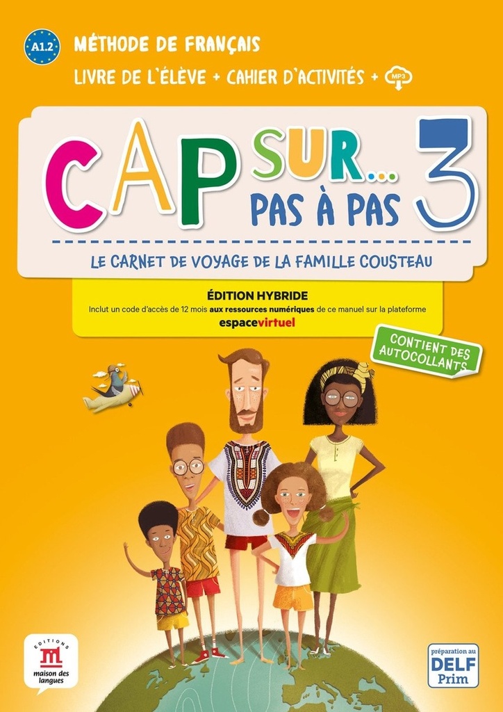 CAP SUR PAS A PAS 3 Livre&amp;Cahier ePk