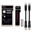 TESTEADOR PARA CABLE RJ11/RJ12/RJ45, COAXIAL
