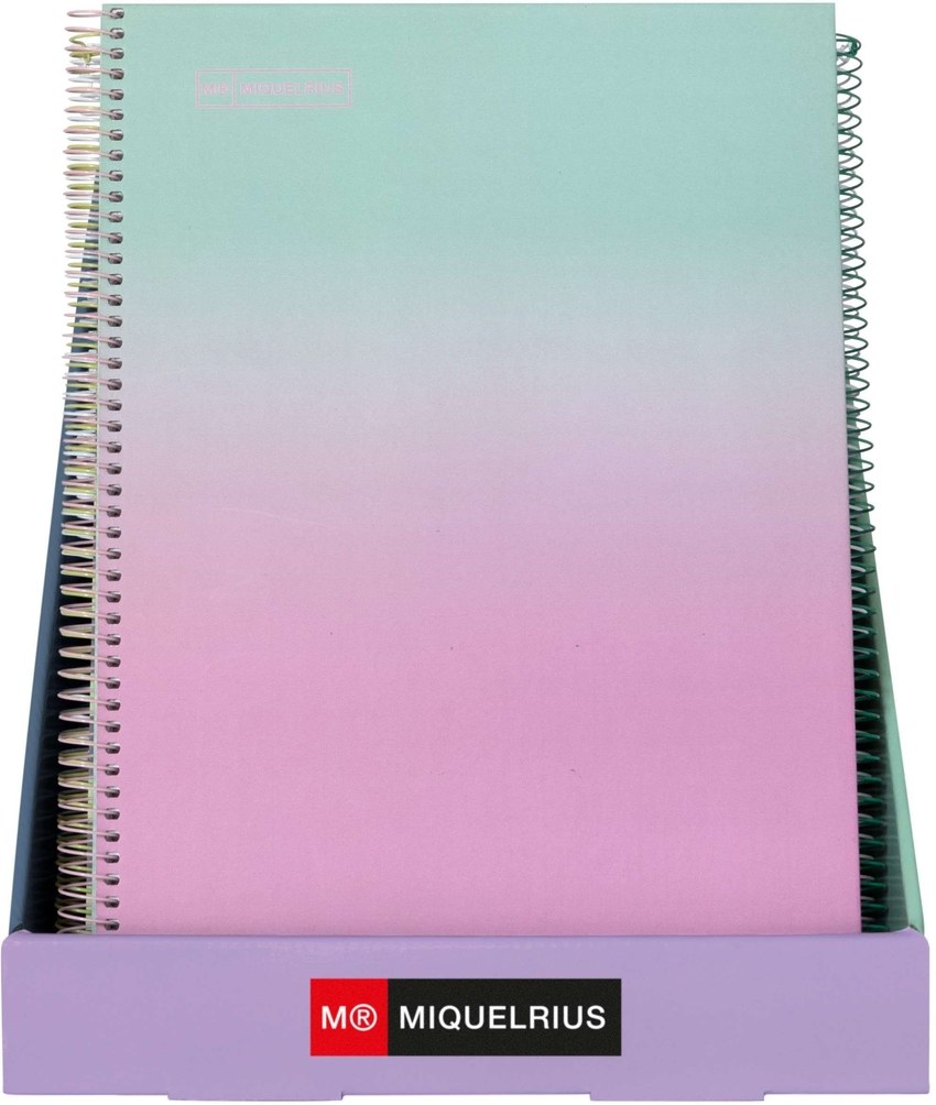 Exp 12 cuaderno espiral notebook1 a4 80h cuad.4x4 gradient