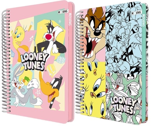 CUADERNO PREMIUM LOONEY TUNES MODELOS SURTIDOS 20.5X28CM