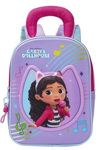MOCHILA DE 32 CM KARAOKE GABBYS DOLLHOUSE 3D