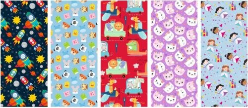 EXP 50 ROLLITOS 70X200CM PAPEL DE REGALO INFANTIL
