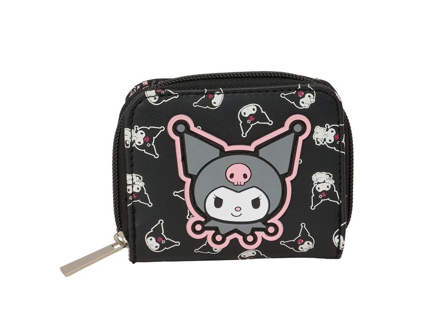 MONEDERO BILLETERA KUROMI 11x9,5x2cm