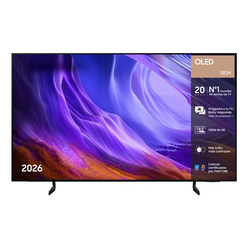 [TQ55S83HAEXXC] TV 55" OLED S83H 4K Vision AI Smart TV (2026)