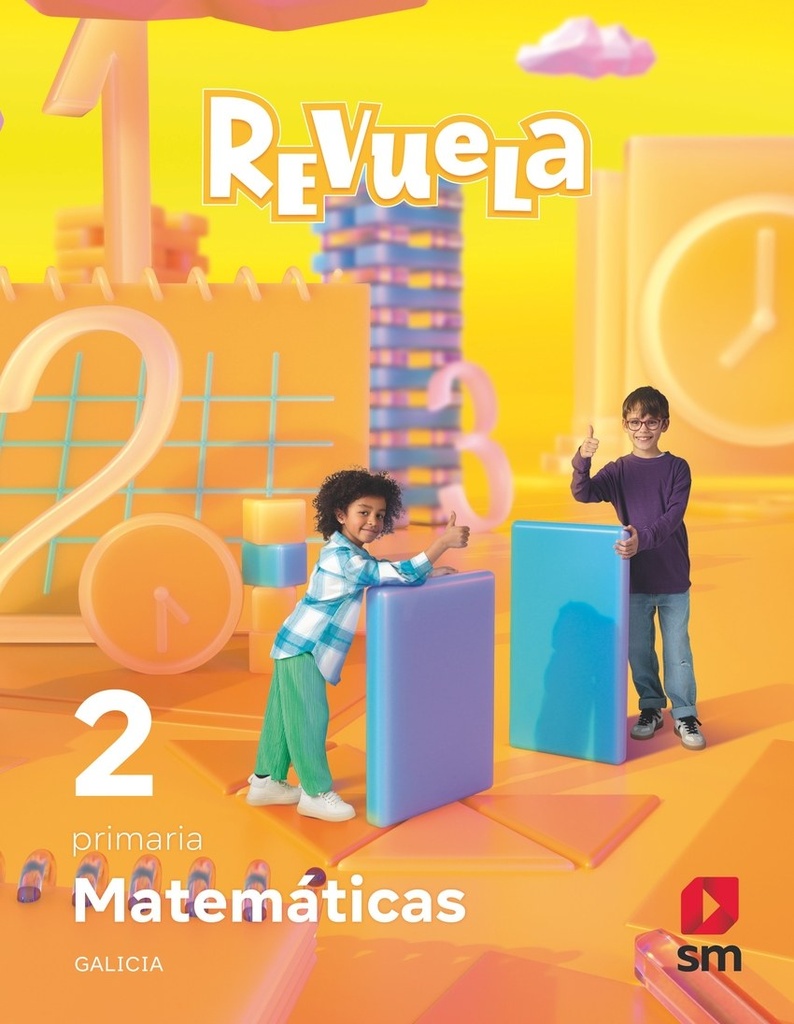 MATEMÁTICAS 2ºPRIMARIA. MONOVOLUMEN. REVUELA. GALICIA 2023