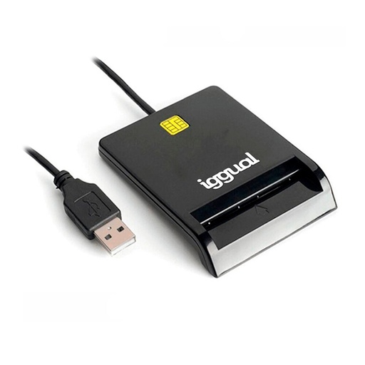 [IGG316740] Lector DNI SIP tarjetas ID USB 2.0 negro