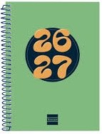 (CAT)AGENDA ESCOLAR 26-27 COOL 8º SVH VERDE
