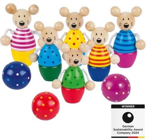 JUEGO DE BOLOS DE RATONCITOS