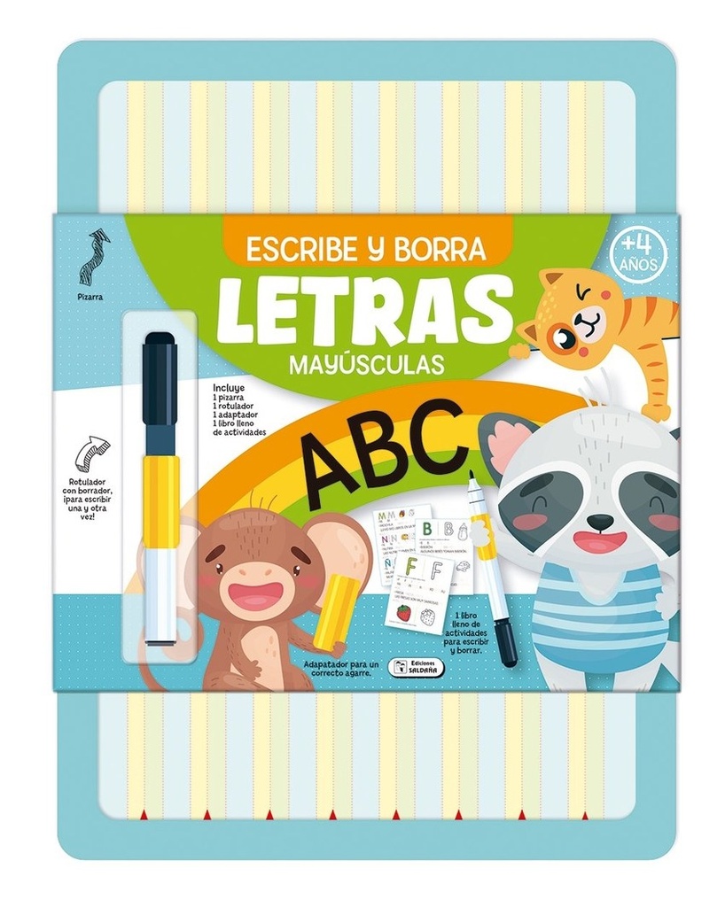 ESCRIBE Y BORRA - MAYUSCULAS ABC