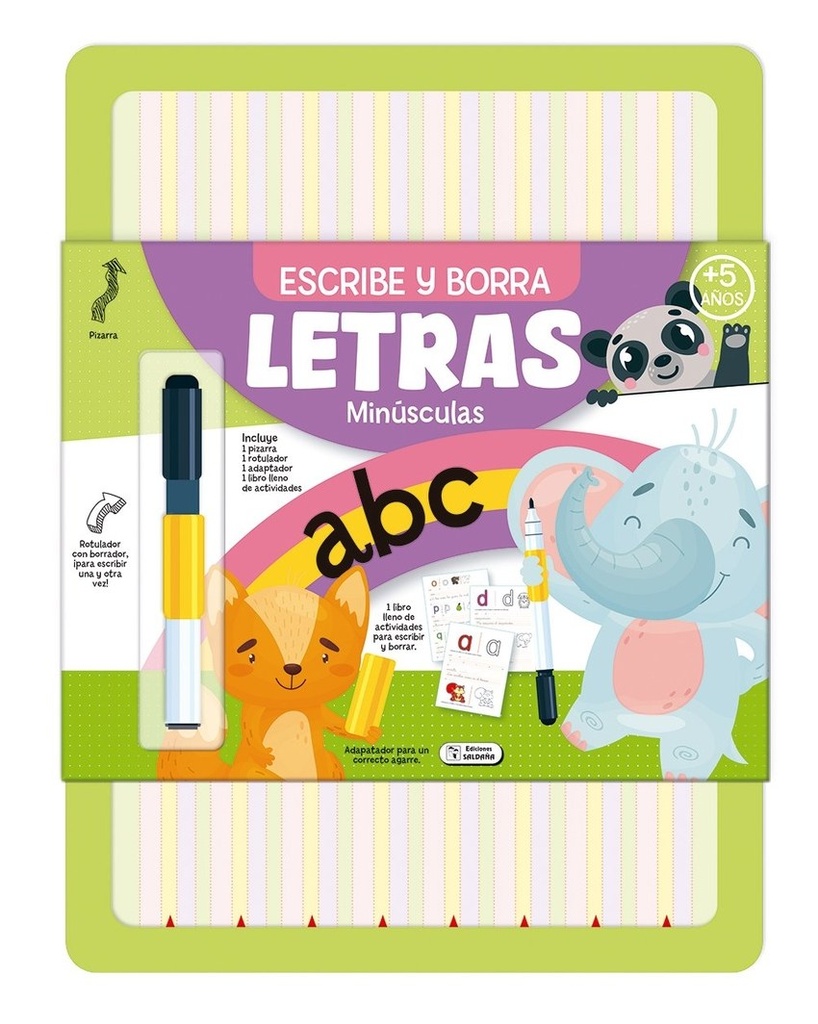 ESCRIBE Y BORRA - MINUSCULAS ABC