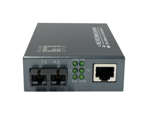 [GVT-2014] GVT-2014 convertidor de medio 1000 Mbit/s 1310 nm Monomodo Gris