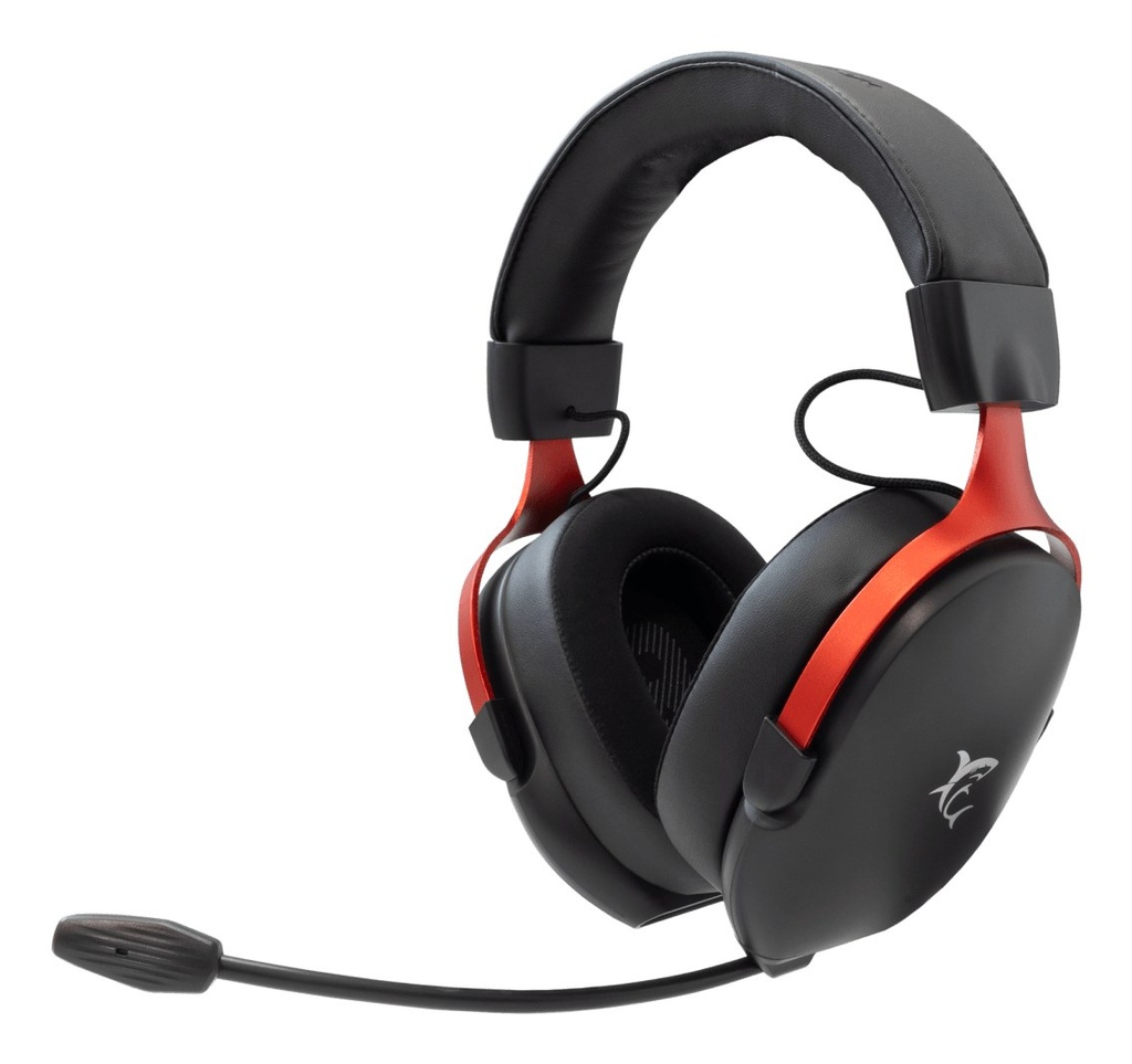 FOX Auriculares Alámbrico Diadema Juego Negro, Rojo