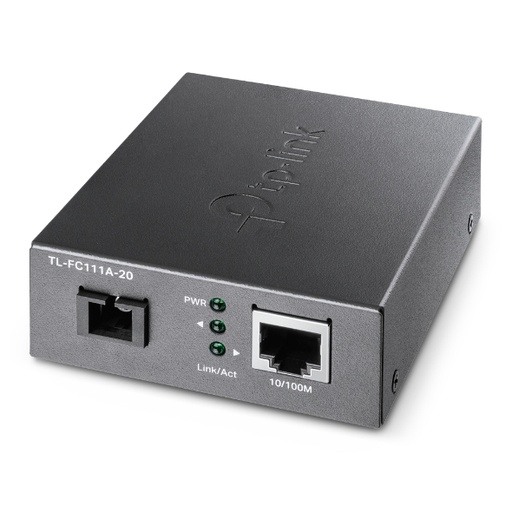 [TL-FC111A-20] TL-FC111A-20 convertidor de medio 100 Mbit/s Monomodo Negro
