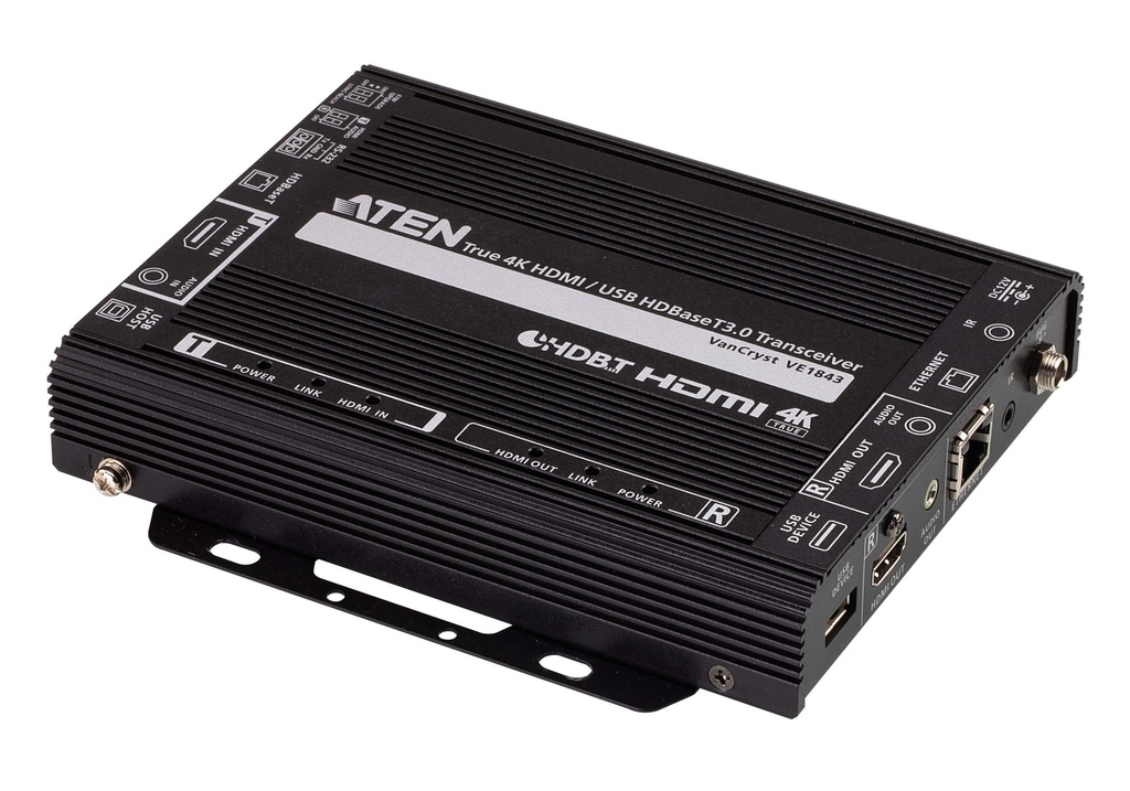 [VE1843-AT-G] True 4K HDMI / USB HDBaseT 3.0 Transceiver