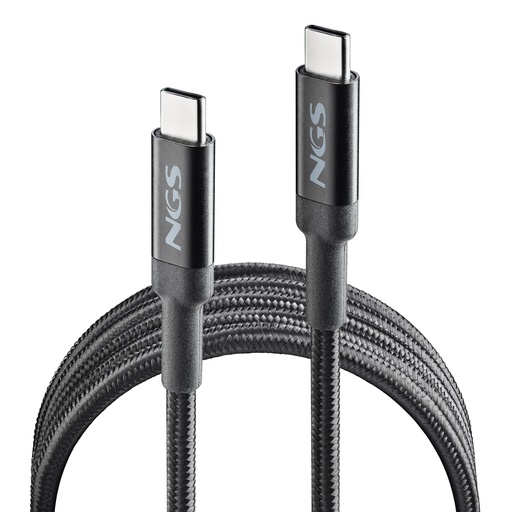 [NGS-ACCESORIOS-0223] KNOT 100W-3 cable USB USB 2.0 3 m USB C 0,48 Gbit/s Negro