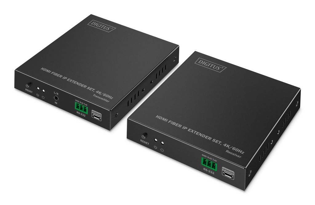 [DS-55350] Juego de extensor IP de fibra HDMI, 4K/60Hz