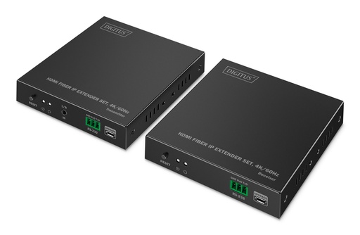 [DS-55350] Juego de extensor IP de fibra HDMI, 4K/60Hz
