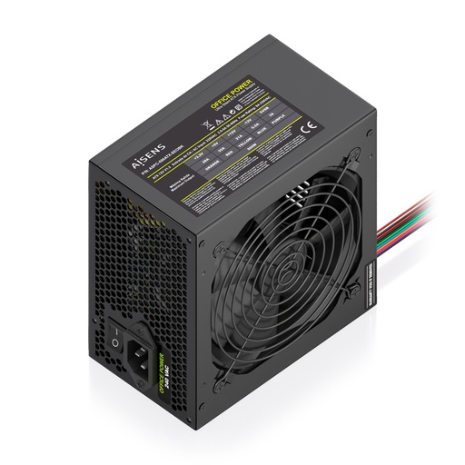 [ASPC-500ATX-SEOBK] Fuente Alimentacion ATX 500W OEM, Negra