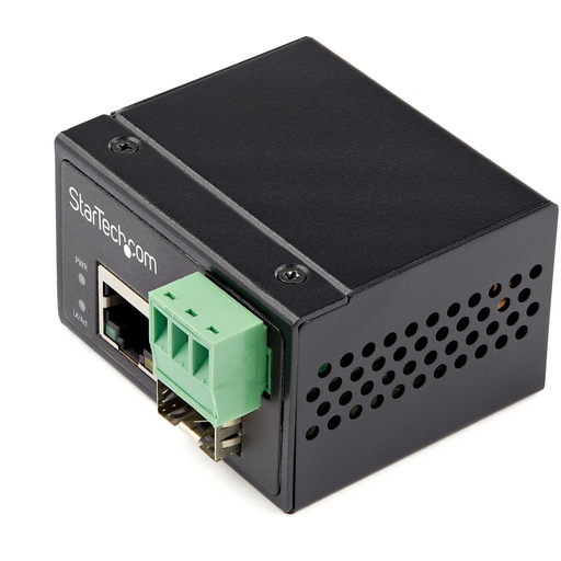 [IMC100MSFP] Conversor de Medios Ethernet Industrial de Fibra Multi o Monomodo a Ethernet - SFP a RJ45 - Convertidor - IP30 (IMC100MSFP)