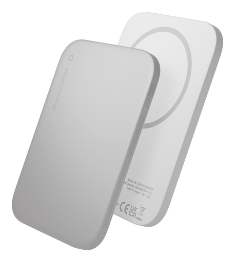 [CP03ACWH7272] CP03ACWH7272 batería externa 3000 mAh Cargador inalámbrico Aluminio
