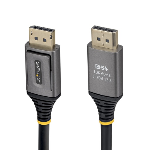 [DP21V-1M-DP54-CABLE] Cable DisplayPort 2.1 de 1m - Cable DP54 Certificado VESA - Cable DP 2.1 - 8K 60Hz, 10K 60Hz/8K 144Hz/4K 240Hz con DSC 1.2a Sin Comprimir - Cable para Monitor DP
