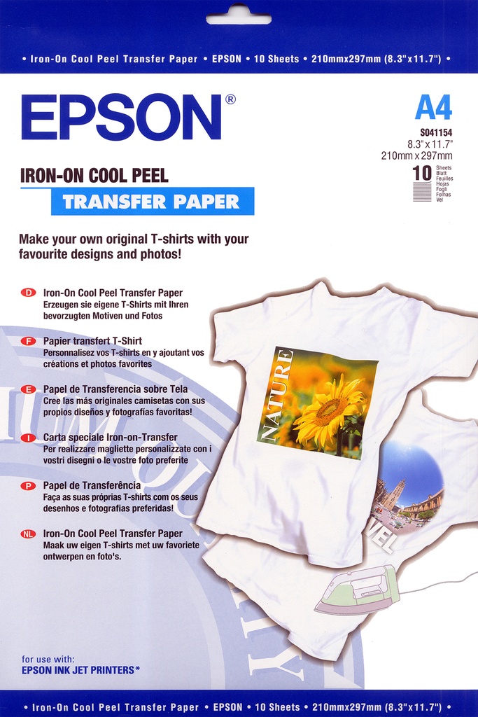 Iron-on-Transfer Paper - A4 - 10 hojas