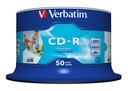 CD-R AZO Wide Inkjet Printable no ID 700 MB 52x 50 pieza(s)