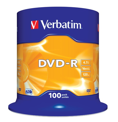 [43549] DVD-R Matt Silver 4,7 GB 100 pieza(s)
