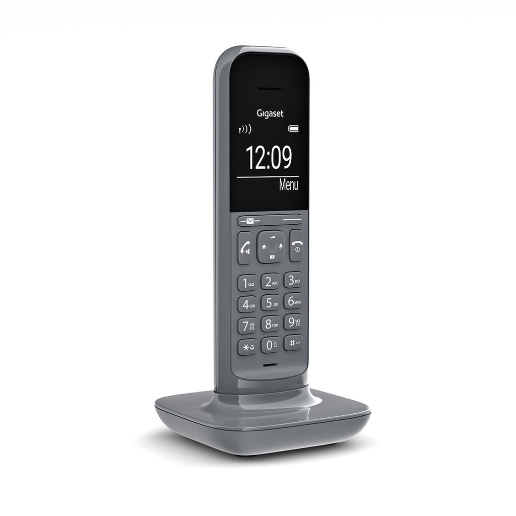 [S30852-H2902-D203] CL390 Teléfono DECT/analógico Identificador de llamadas Gris