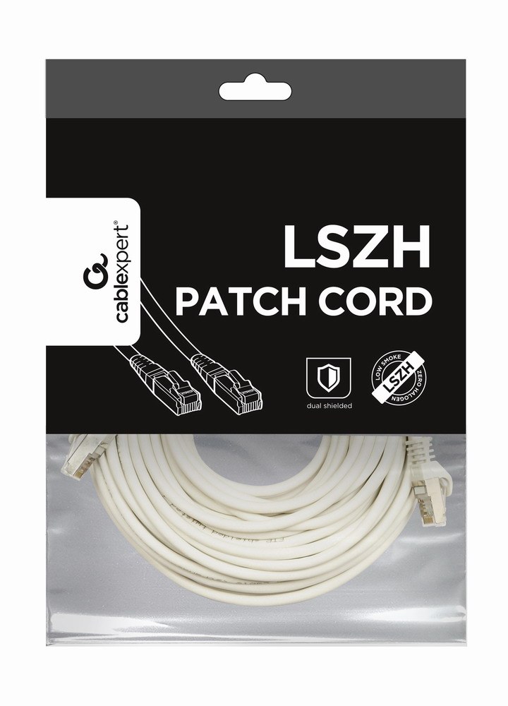 PP6A-LSZHCU-W-10M cable de red Blanco Cat6a S/FTP (S-STP)